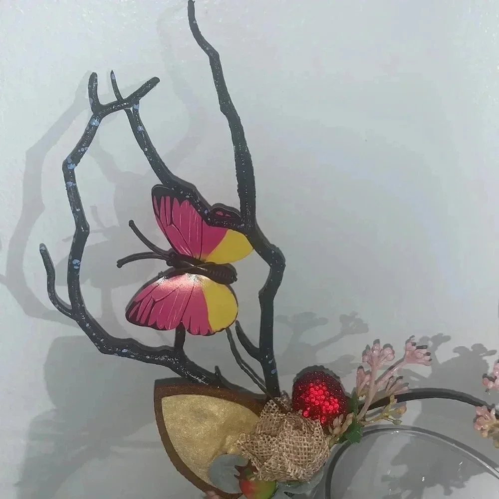 Women Girls Christmas Fairy Tale Flower Headband.